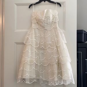 COAST Midi length creme formal dress